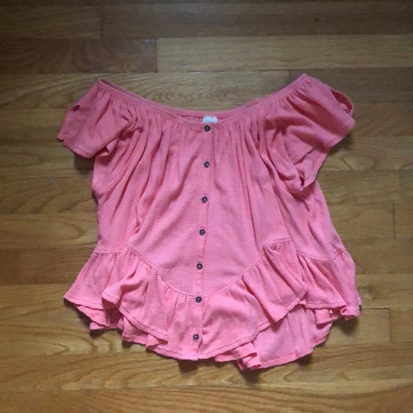 Free people off the shoulder top - Picture 1 of 3